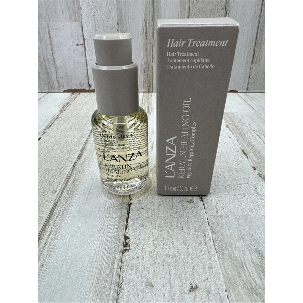 L'anza Keratin Healing Oil Hair Repairing Treatment  1.7fl oz 50ml New In Box